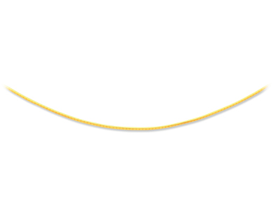Collana Omega, Tondo 1,5 Mm, Estremità Svitabili, 45 Cm, Oro Giallo 18 Ct. Codice Articolo 9.59.015 - Immagine Standard - 1