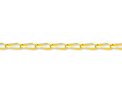 Catena Da Cavallo 1,60 Mm, 45 Cm, Oro Giallo 18 Ct. - Immagine Standard - 2