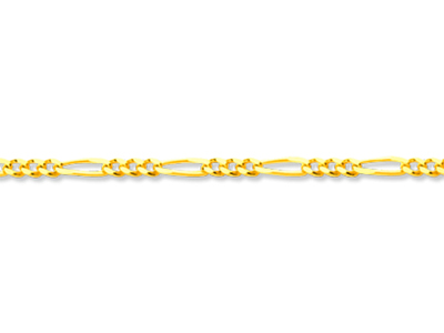 Catena A Maglie Alternate 1/3, 1,5 Mm, 50 Cm, Oro Giallo 18k - Immagine Standard - 2