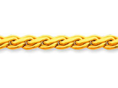 Catena Maglia Palmier 3,60 Mm, 42 Cm, Oro Giallo 18 Kt - Immagine Standard - 2