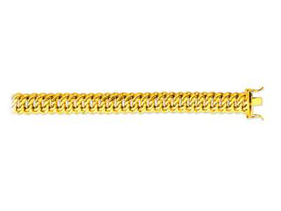 Bracciale Maglia Americana 12 Mm, 21 Cm, Oro Giallo 18 Carati - Immagine Standard - 1