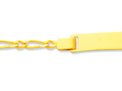 Identit@ Beb} Maglia Altern{e 1/1,14 Cm, Oro Giallo 18 Carati - Immagine Standard - 2