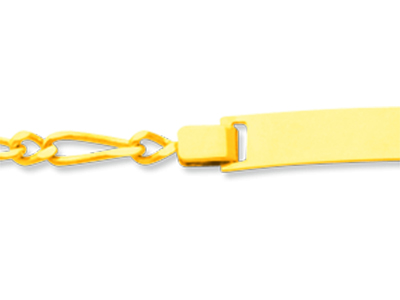 Identit@ Beb} Maglia Altern{e 1/1,14 Cm, Oro Giallo 18 Carati - Immagine Standard - 2