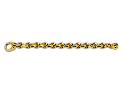 Bracciale Con Conchiglie Da 11 Mm, 20 Cm, Oro Giallo 18 Carati. Rif. 2224