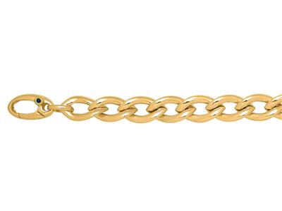 Bracciale, Maglia Da 9,5 Mm, 19 Cm, Oro Giallo 18 Carati