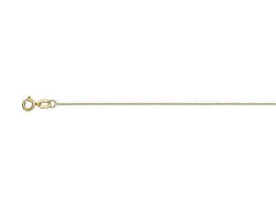 Catena, Maglia Gourmette Con Diamante Di 0,60 Mm, 45 Cm, Oro Giallo 18 Ct. - Immagine Standard - 1