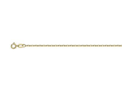 Catena Forçat Trasparente A Specchio Cavo 1,70 Mm, 45 Cm, Oro Giallo 18 Ct. - Immagine Standard - 1