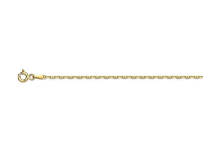 Catena Forçat Marine 1,70 Mm, 60 Cm, Oro Giallo 18 Carati