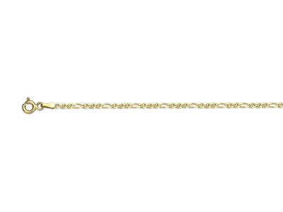 Catena Forat Marine Alternate 13,1,80 Mm, 45 Cm, Oro Giallo 18 Kt