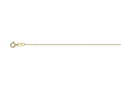 Catena Forçat A Specchio Trasparente 0,70 Mm, 42 Cm, Oro Giallo 18 Carati - Immagine Standard - 1