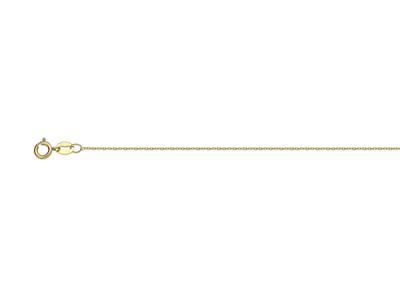 Catena A Maglie Forat Con Finituraa Specchio 0,70 Mm, 40 Cm, Oro Gia Llo 18k