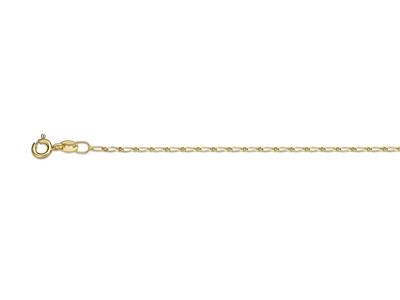 Catena 1/1, 1,3 Mm, 50 Cm, Oro Giallo 18 Carati - Immagine Standard - 1