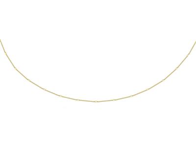 Catena, Catena A Cordoncino Da 1,10 Mm, 45 Cm, Oro Giallo 18 Carati - Immagine Standard - 1