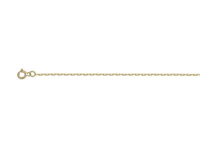 Catena Forçat Taglio Diamante 0,95 Mm, 50 Cm, Oro Giallo 18 Ct.