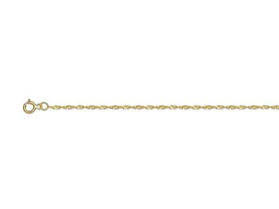 Catena Singapore 1,5 Mm, 45 Cm, Oro Giallo 18 Ct.
