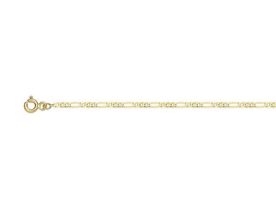 Catena, Maglia Alternata 13 Ultra Piatta, 1,9 Mm, 45 Cm, Oro Giallo 18 Ct.