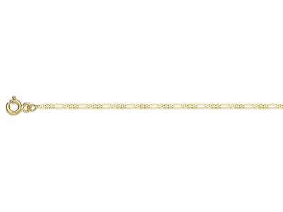 Catena, Maglia Alternata 1/3 Ultra Piatta, 1,9 Mm, 50 Cm, Oro Giallo 18 Ct. - Immagine Standard - 1