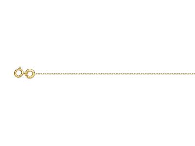 Catena Forçat Taglio Diamante 0,7 Mm, 45 Cm, Oro Giallo 18 Ct. - Immagine Standard - 1