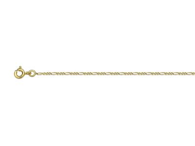 Catena 1/3 Di Maglia, 1,3 Mm, 60 Cm, Oro Giallo 18 Carati - Immagine Standard - 1