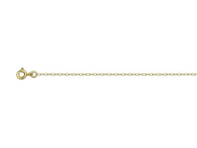 Catena A Maglie Forat Chiara 1,30 Mm, 42 Cm, Oro Giallo 18 Kt