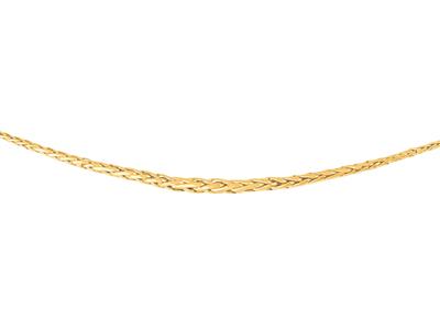 Catena Con Maglia Palmier In Discesa 3,50 Mm, 45 Cm, Oro Giallo 18k