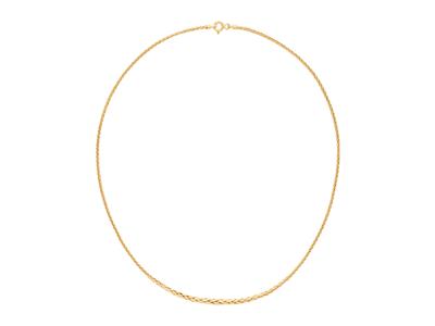 Catena Con Maglia Palmier In Discesa 3,50 Mm, 45 Cm, Oro Giallo 18k - Immagine Standard - 2