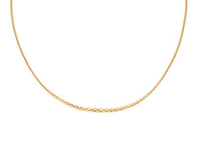Catena Con Maglia Palmier In Discesa 3,50 Mm, 45 Cm, Oro Giallo 18k - Immagine Standard - 3