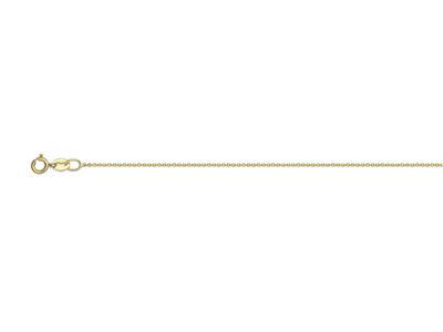 Cavigliera Con Sfere Sfaccettate Da 0,8 Mm, 25 Cm, Oro Giallo 18 Ct. - Immagine Standard - 1