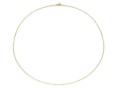 Catena A Maglia Forat Marine Vuota1,70 Mm, 55 Cm, Oro Giallo 18k