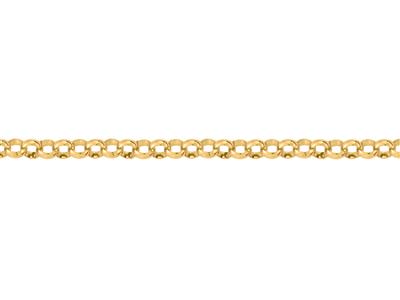 Catena Forçat, Cava Rotonda 2,50 Mm, 70 Cm, Oro Giallo 18 Ct. - Immagine Standard - 3