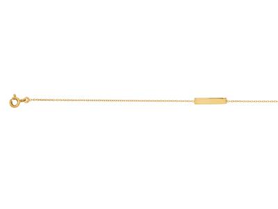 Bracciale A Catena Rotonda For\at, Motivo A Barretta Da 15 Mm, 17-18 Cm, Oro Giallo 18 Carati - Immagine Standard - 2