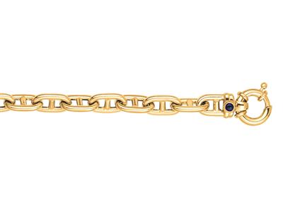 Bracciale In Maglia Marina 7 Mm, 20 Cm, Oro Giallo 18 Carati - Immagine Standard - 1