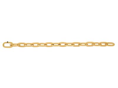 Bracciale Anelli Cavi 8 Mm, 19 Cm, Oro Giallo 18 Carati - Immagine Standard - 1