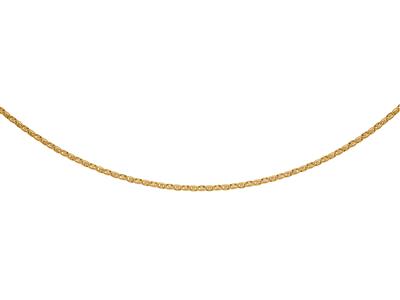 Collana A Catena Forat Marine Vuota, 60 Cm, Oro Giallo 18 Carati