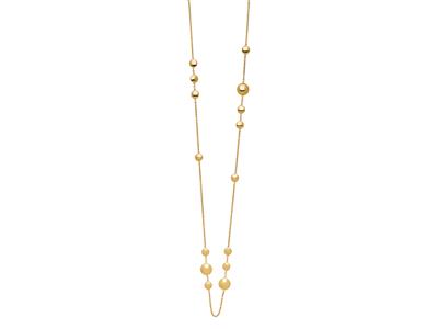 Sautoir Pastilles, 80 Cm, Oro Giallo 18 Carati
