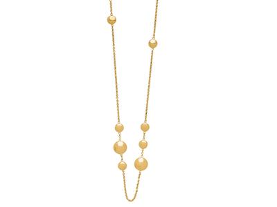 Collana Lunga Pastilles, 80 Cm, Oro Giallo 18 Carati - Immagine Standard - 2