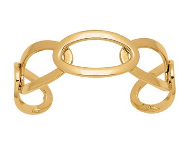 Bracciale, Maglia Ovale 20 Mm, 56 X 50 Mm, Oro Giallo 18 Ct. - Immagine Standard - 1