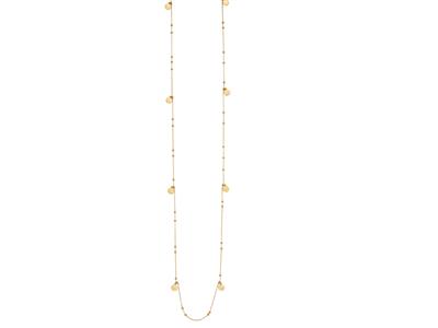 Collana Con 8 Pastiglie, 80 Cm, Oro Giallo 18 Carati - Immagine Standard - 1