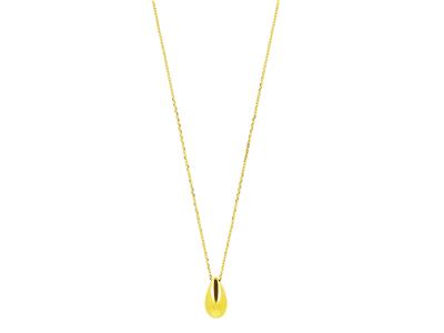 Collana Goutte, 42 Cm, Oro Giallo 18 Carati