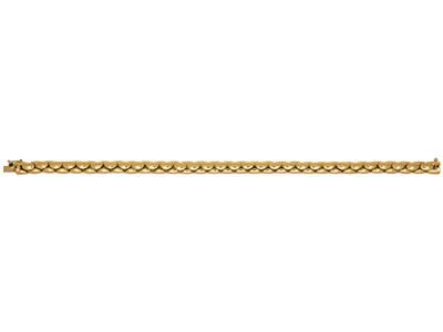 Bracciale Cobra 6 Mm, 20 Cm, Oro Giallo 18 Carati