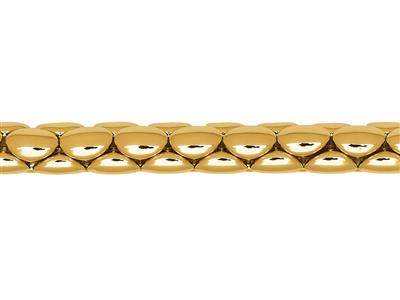 Bracciale Cobra 6 Mm, 20 Cm, Oro Giallo 18 Carati - Immagine Standard - 2