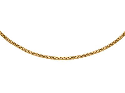 Collana Cobra 6 Mm, 46 Cm, Oro Giallo 18 Carati