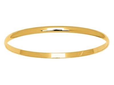 Bracciale Collana Slave, 4 X 1,50 Mm, 60 Mm, Oro Giallo 18 Carati