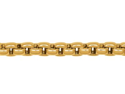 Bracciale Conchiglia 5 Mm, 19 Cm, Oro Giallo 18 Carati - Immagine Standard - 2