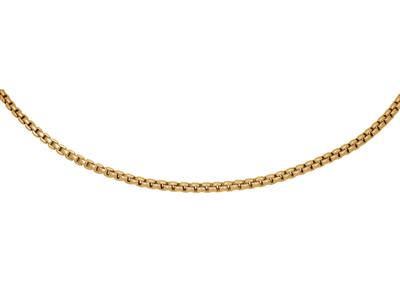 Collana Conchiglia 5 Mm, 45 Cm, Oro Giallo 18 Carati - Immagine Standard - 1
