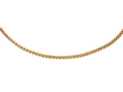 Collana Conchiglia 5 Mm, 45 Cm, Oro Giallo 18 Carati