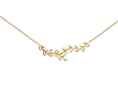 Collana-Di-Foglie,-40-42-Cm,-Oro---Gi...