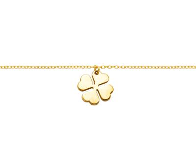Bracciale 4 Quadrifogli, 16-18 Cm, Oro Giallo 18 Carati - Immagine Standard - 1