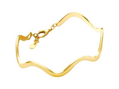 Bracciale Wave, 48 X 60 Mm, Oro Giallo 18 Carati