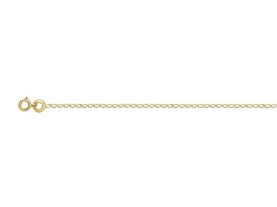 Collana Maille Gourmette 0,80 Mm, 42 Cm, Oro Giallo 18k